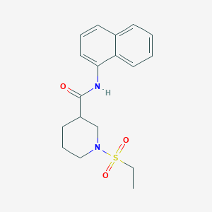 1-(ethylsulfonyl)-N-(naphthalen-1-yl)piperidine-3-carboxamide