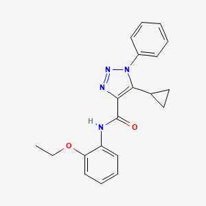 5-cyclopropyl-N-(2-ethoxyphenyl)-1-phenyl-1H-1,2,3-triazole-4-carboxamide