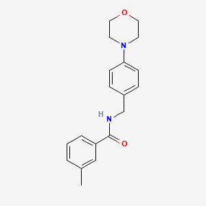 3-methyl-N-[4-(4-morpholinyl)benzyl]benzamide