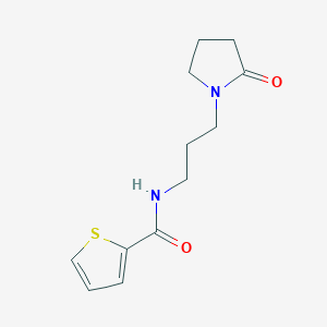 N-[3-(2-oxopyrrolidin-1-yl)propyl]thiophene-2-carboxamide