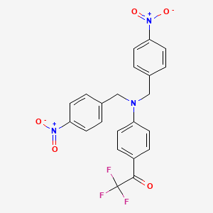 1-{4-[bis(4-nitrobenzyl)amino]phenyl}-2,2,2-trifluoroethanone