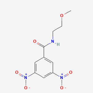 N-(2-methoxyethyl)-3,5-dinitrobenzamide