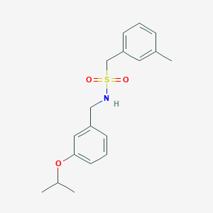 N-(3-isopropoxybenzyl)-1-(3-methylphenyl)methanesulfonamide