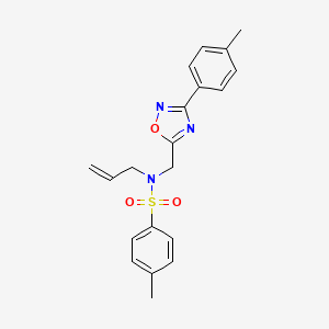 N-allyl-4-methyl-N-{[3-(4-methylphenyl)-1,2,4-oxadiazol-5-yl]methyl}benzenesulfonamide