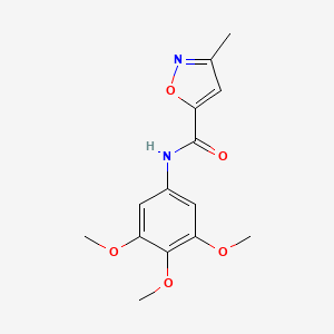 3-methyl-N-(3,4,5-trimethoxyphenyl)-5-isoxazolecarboxamide