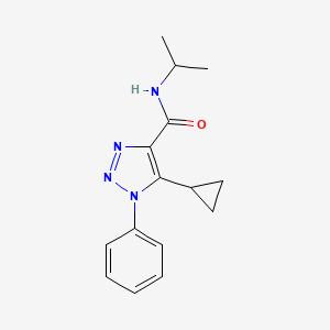 5-cyclopropyl-N-isopropyl-1-phenyl-1H-1,2,3-triazole-4-carboxamide