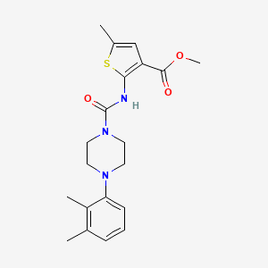 METHYL 2-({[4-(2,3-DIMETHYLPHENYL)PIPERAZINO]CARBONYL}AMINO)-5-METHYL-3-THIOPHENECARBOXYLATE