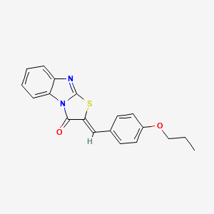 2-(4-propoxybenzylidene)[1,3]thiazolo[3,2-a]benzimidazol-3(2H)-one