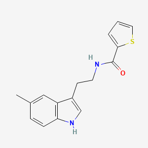 N-[2-(5-methyl-1H-indol-3-yl)ethyl]thiophene-2-carboxamide