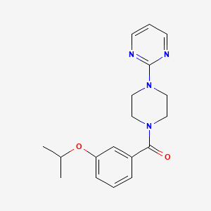 (3-ISOPROPOXYPHENYL)[4-(2-PYRIMIDINYL)PIPERAZINO]METHANONE