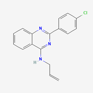 molecular formula C17H14ClN3 B4787221 MFCD02079948 