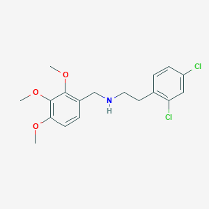 2-(2,4-dichlorophenyl)-N-(2,3,4-trimethoxybenzyl)ethanamine