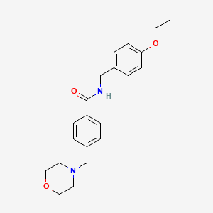 N-(4-ethoxybenzyl)-4-(4-morpholinylmethyl)benzamide