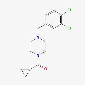 1-(cyclopropylcarbonyl)-4-(3,4-dichlorobenzyl)piperazine