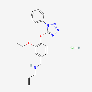 N-{3-ethoxy-4-[(1-phenyl-1H-tetrazol-5-yl)oxy]benzyl}-2-propen-1-amine hydrochloride