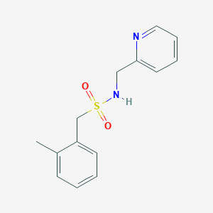 1-(2-methylphenyl)-N-(2-pyridinylmethyl)methanesulfonamide