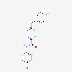 N-(4-chlorophenyl)-4-(4-ethylbenzyl)-1-piperazinecarboxamide