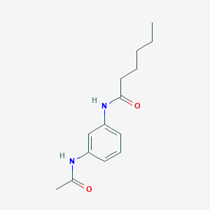 N-[3-(acetylamino)phenyl]hexanamide