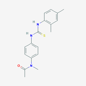 N-[4-({[(2,4-dimethylphenyl)amino]carbonothioyl}amino)phenyl]-N-methylacetamide