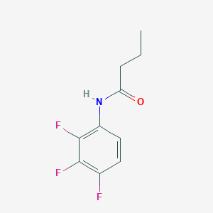 molecular formula C10H10F3NO B4787538 N-(2,3,4-trifluorophenyl)butanamide 