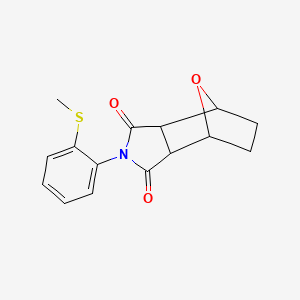 4-[2-(methylthio)phenyl]-10-oxa-4-azatricyclo[5.2.1.0~2,6~]decane-3,5-dione