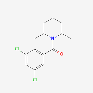 1-(3,5-dichlorobenzoyl)-2,6-dimethylpiperidine