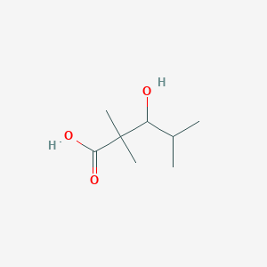 molecular formula C8H16O3 B047877 3-Hydroxy-2,2,4-trimethylpentanoic acid CAS No. 35763-45-2