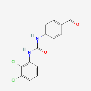 molecular formula C15H12Cl2N2O2 B4787752 N-(4-acetylphenyl)-N'-(2,3-dichlorophenyl)urea 