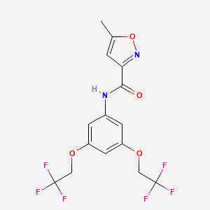 N-[3,5-bis(2,2,2-trifluoroethoxy)phenyl]-5-methyl-3-isoxazolecarboxamide