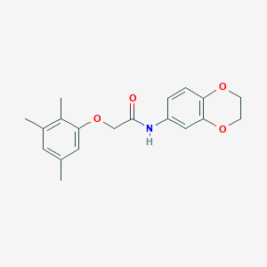 N-(2,3-dihydro-1,4-benzodioxin-6-yl)-2-(2,3,5-trimethylphenoxy)acetamide