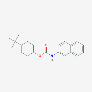 molecular formula C21H27NO2 B4788066 4-tert-butylcyclohexyl 2-naphthylcarbamate 