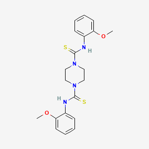 N,N'-bis(2-methoxyphenyl)-1,4-piperazinedicarbothioamide