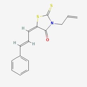 3-allyl-5-(3-phenyl-2-propen-1-ylidene)-2-thioxo-1,3-thiazolidin-4-one