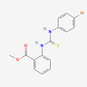 methyl 2-({[(4-bromophenyl)amino]carbonothioyl}amino)benzoate