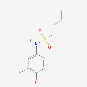 N-(3,4-difluorophenyl)-1-butanesulfonamide