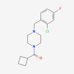 1-(2-chloro-4-fluorobenzyl)-4-(cyclobutylcarbonyl)piperazine