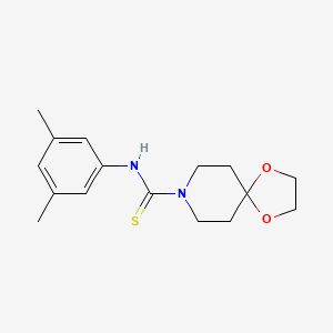 molecular formula C16H22N2O2S B4788381 N-(3,5-dimethylphenyl)-1,4-dioxa-8-azaspiro[4.5]decane-8-carbothioamide 