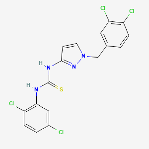 N-[1-(3,4-dichlorobenzyl)-1H-pyrazol-3-yl]-N'-(2,5-dichlorophenyl)thiourea