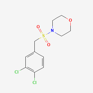 molecular formula C11H13Cl2NO3S B4788408 4-[(3,4-dichlorobenzyl)sulfonyl]morpholine 