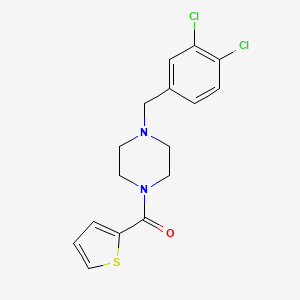 [4-(3,4-DICHLOROBENZYL)PIPERAZINO](2-THIENYL)METHANONE