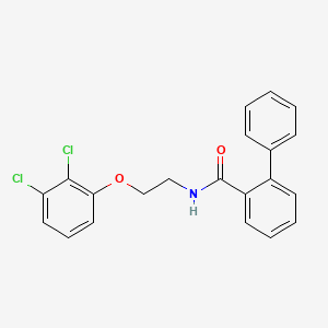 N-[2-(2,3-dichlorophenoxy)ethyl]-2-biphenylcarboxamide