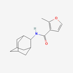 molecular formula C16H21NO2 B4788563 N-2-adamantyl-2-methyl-3-furamide 