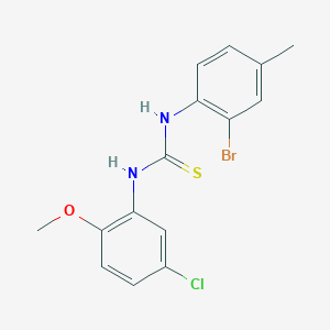 N-(2-bromo-4-methylphenyl)-N'-(5-chloro-2-methoxyphenyl)thiourea