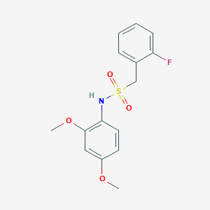 N-(2,4-dimethoxyphenyl)-1-(2-fluorophenyl)methanesulfonamide