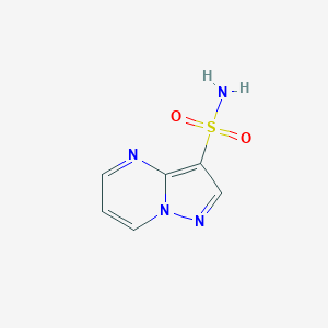 B047887 Pyrazolo[1,5-a]pyrimidine-3-sulfonamide CAS No. 112582-68-0