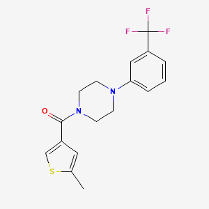 1-[(5-methyl-3-thienyl)carbonyl]-4-[3-(trifluoromethyl)phenyl]piperazine