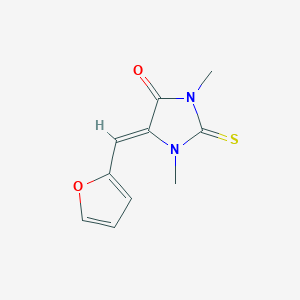 5-(2-furylmethylene)-1,3-dimethyl-2-thioxo-4-imidazolidinone