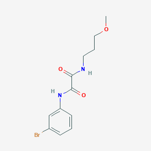 N-(3-bromophenyl)-N'-(3-methoxypropyl)ethanediamide