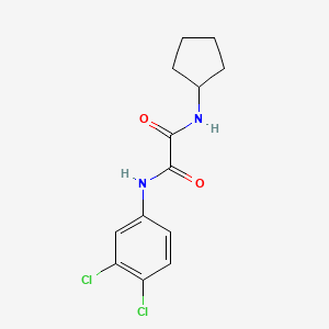 N-cyclopentyl-N'-(3,4-dichlorophenyl)ethanediamide