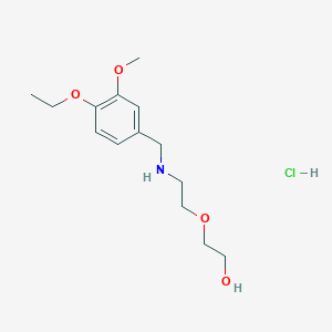 2-{2-[(4-ethoxy-3-methoxybenzyl)amino]ethoxy}ethanol hydrochloride